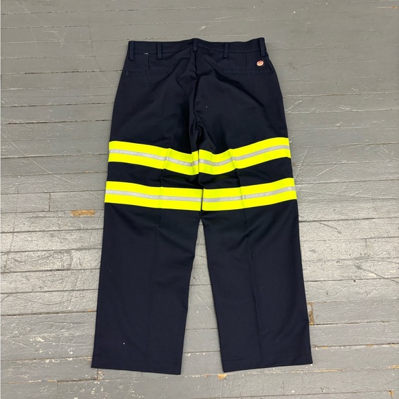 Red Kap Reflective workwear Hi Vis Safety pants Y2K - Picture 1 of 8